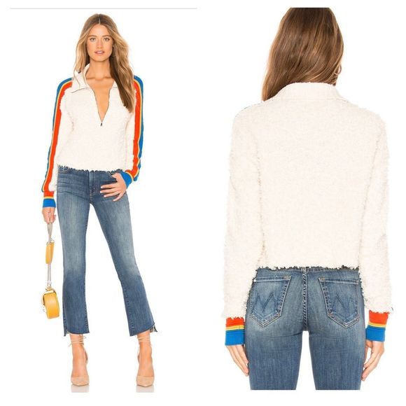 Free People Sweaters Free People Marshmallow Stripe Sweater M